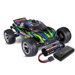 Traxxas Rustler 1/10 2WD BL-2S | Heavy Duty | Baterie si acumulator incluse (PROMOTIE)