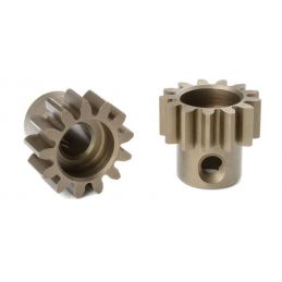 Pinion M1.0 scurt din oțel călit, 13 dinți, diametru arbore 5mm
