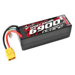 Baterie Li-Po Power Racing 60C 6900mAh 4S 14,8V cu carcasă dură și conector XT-90