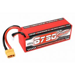 Baterie LiPo Sport Racing 50C 6750mAh 14.8V 4S cu fir dur și conector XT90