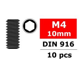 Șuruburi set hexagonale M4 x 10 mm din oțel