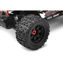 Anvelope Monster Truck XL4S Grabber montate pe jante negre