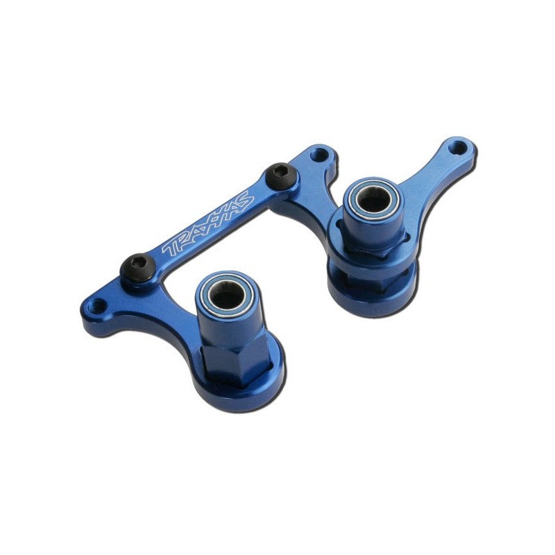 Paghii directie albastre din aluminiu/ rulmenti 5x8mm (4 buc)