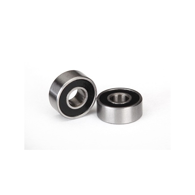 Rulmenti etansati cu cauciuc negru (4x10x4mm) (2 buc)