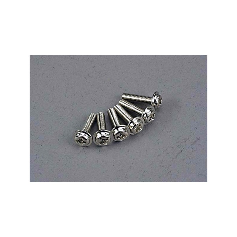 Suruburi cu cap plat 3x12mm (6 buc)