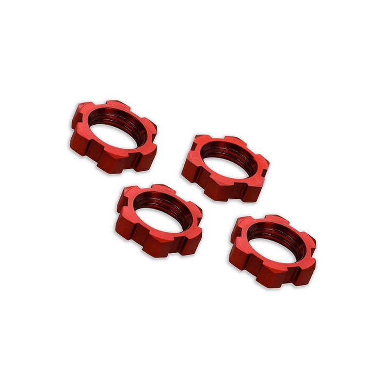 Piulite rosii zimtate pentru roata (4 buc)