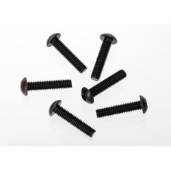 Suruburi 4x18mm cu cap bombat (6 buc)