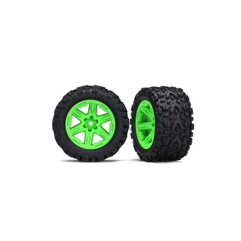 Roti negre RXT 2.8 cu anvelope Talon Extreme si insertii spuma (2 buc)