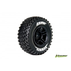 Roti negre cu anvelope moi Louise SC-Hummer pentru spate 