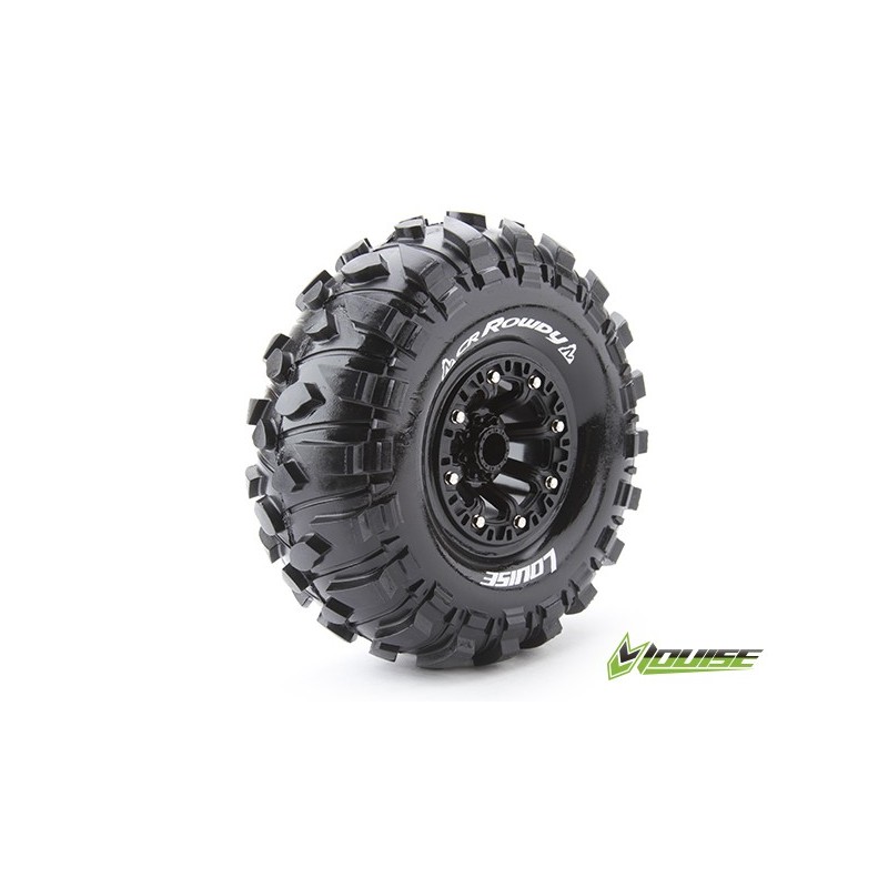 Roti negre cu anvelope Louise CR-Rowdy 2.2"