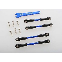 Set bielete reglabile albastre din aluminiu